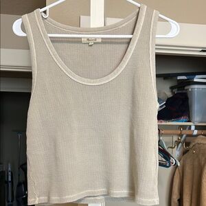 Madewell Beige Tank Top